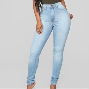 Fashion Nova Classic High Waist Skinny Jeans